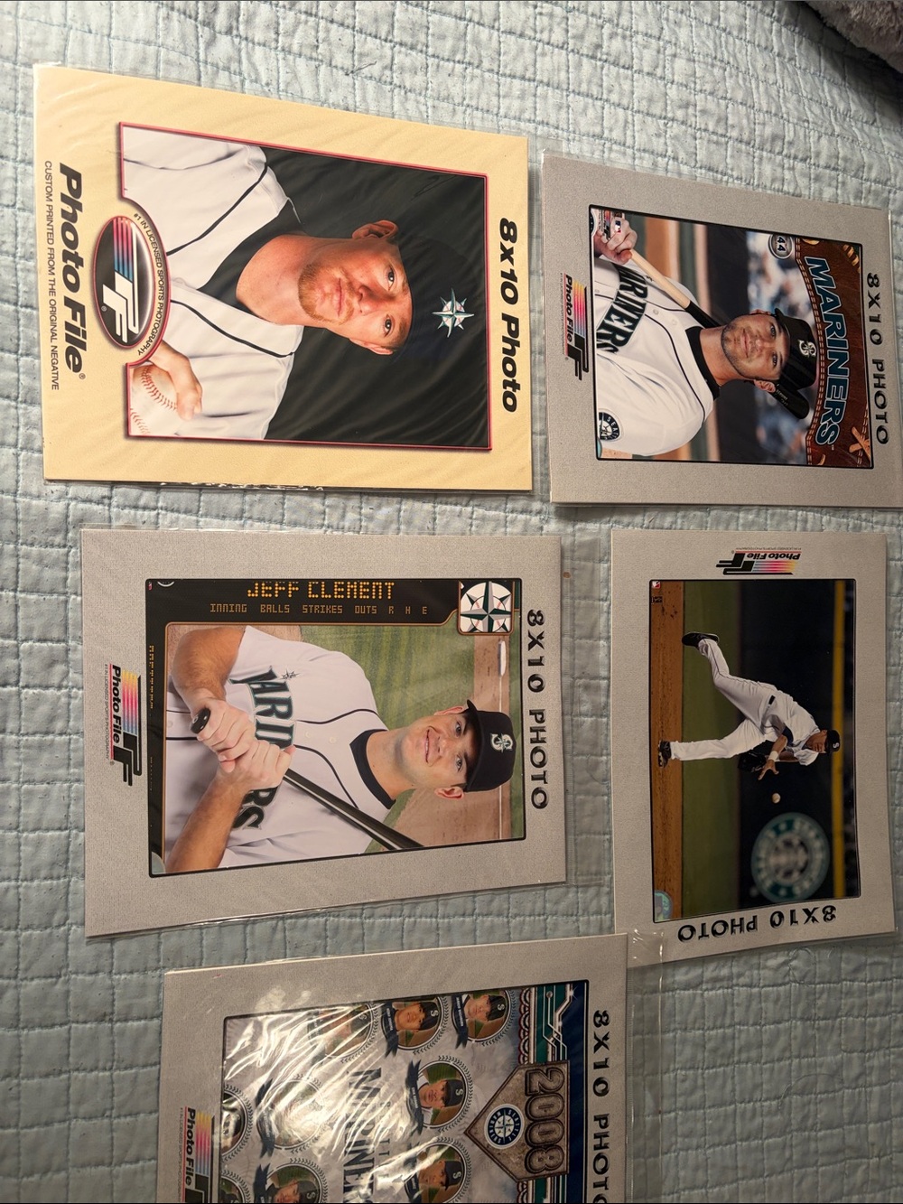 Seattle Mariners Baseball 8x10 Photo Pack - White